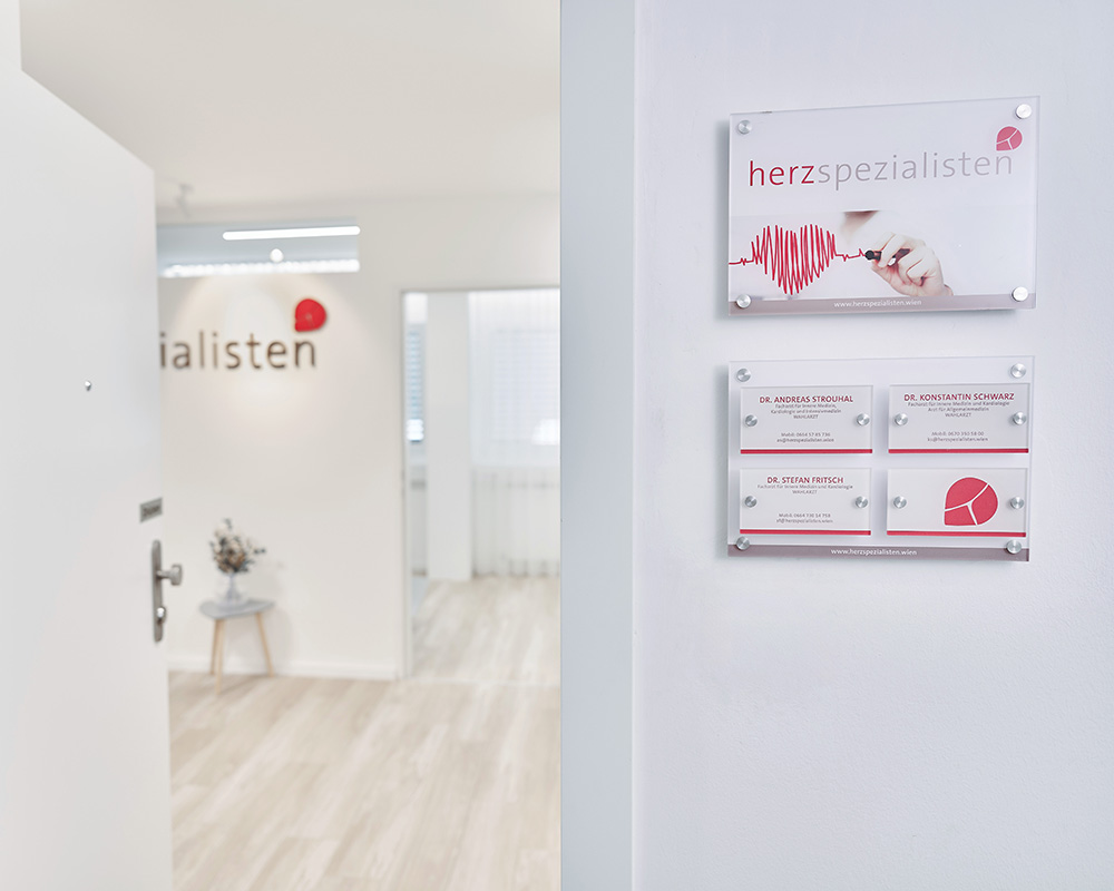Bilick in die Ordination der Herzspezialisten.